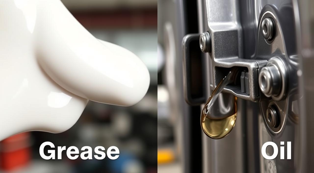 Grease vs Oil for Car Door Hinges