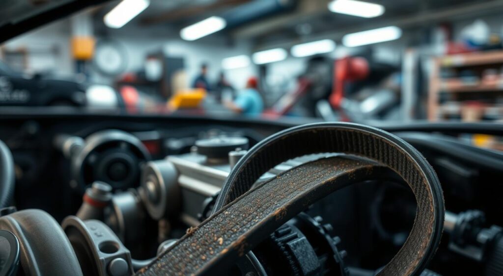 Squealing noise from engine belt when accelerating