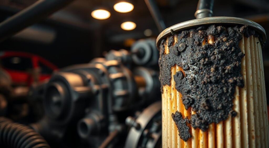 Signs of a clogged engine oil filter