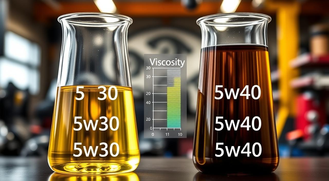 5w30 vs 5w40 oil difference and compatibility