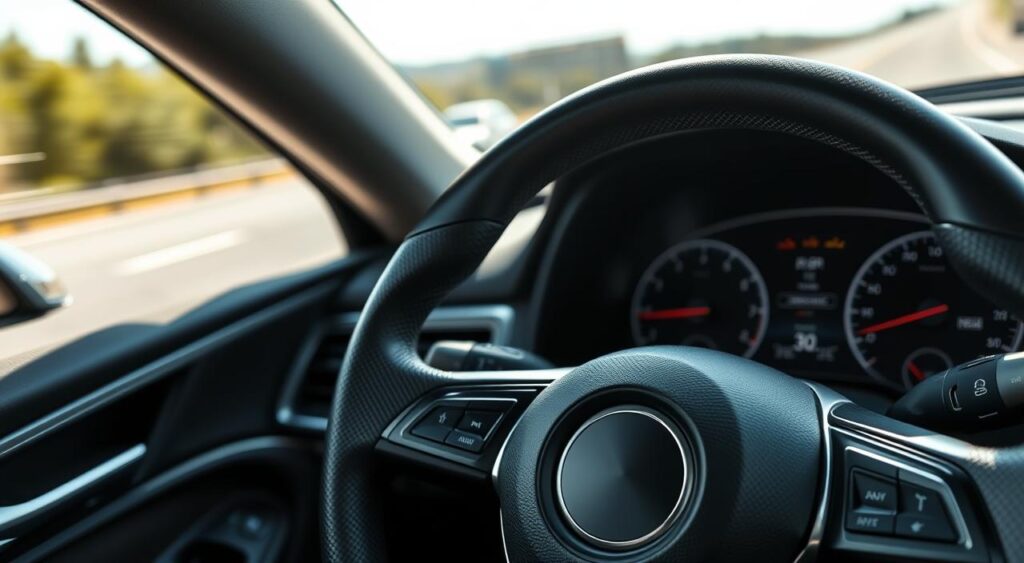 Vibration in steering wheel at high speeds