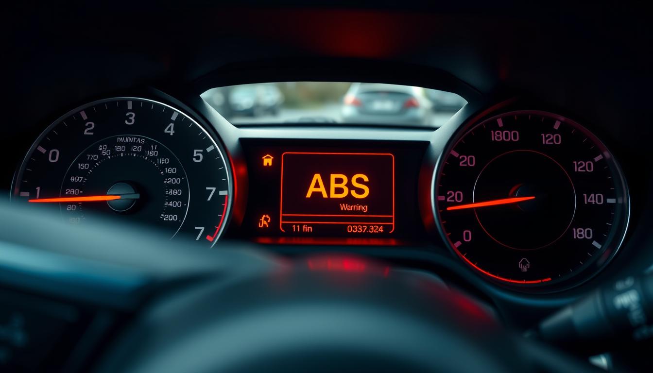 ABS warning light on symptoms and diagnosis